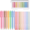 thumbnail image 1 of Aesthetic 16 Pack Colored Gel Pens & 200 Sheets Sticky Tabs - No Bleed Highlighters for Bible Pages, 1 of 6