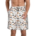 thumbnail image 1 of Balery Horse Traje de Baño Estilo Hawaiano para Hombre, Shorts de Secado Rápido con Bolsillos-3X-Large, 1 of 6