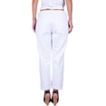 thumbnail image 3 of BodiLover, Women's, High Waist Ripped Five Pockets Boyfriend Mom Denim Jeans, White, 3, 3 of 3