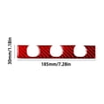thumbnail image 3 of Real Bright Soft Car Interior Carbon Fiber Sticker DecorationRed Carbon Fiber Interior Headlight Control Cover For Ford Mustang 2001-04Auto Car Protection Interior Accessories, 3 of 8