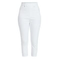 thumbnail image 6 of Time and Tru Women's Capri Jeggings, Sizes XS-XXXL, 6 of 6