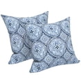 thumbnail image 1 of Fundas de almohada LVTXIII, cuadradas para exteriores, 45 x 45 cm, 2 unidades, color azul, 1 of 7