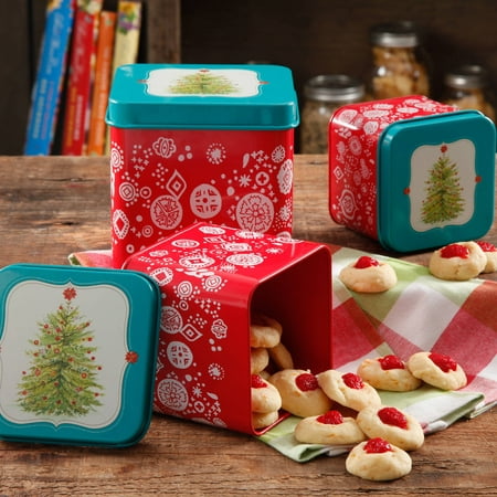 The Pioneer Woman Holiday Cheer 3-Piece Square Cookie Set ...