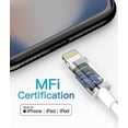 thumbnail image 3 of Paquete De 3 Cables Lightning Certificados Mfi Para Iphone 2M, 3 of 5