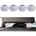 thumbnail image 1 of 4 Pack Car Headrest Collars，Car Head Rest Collars Rings Decor Bling Crystal Diamond (Multicolor), 1 of 5