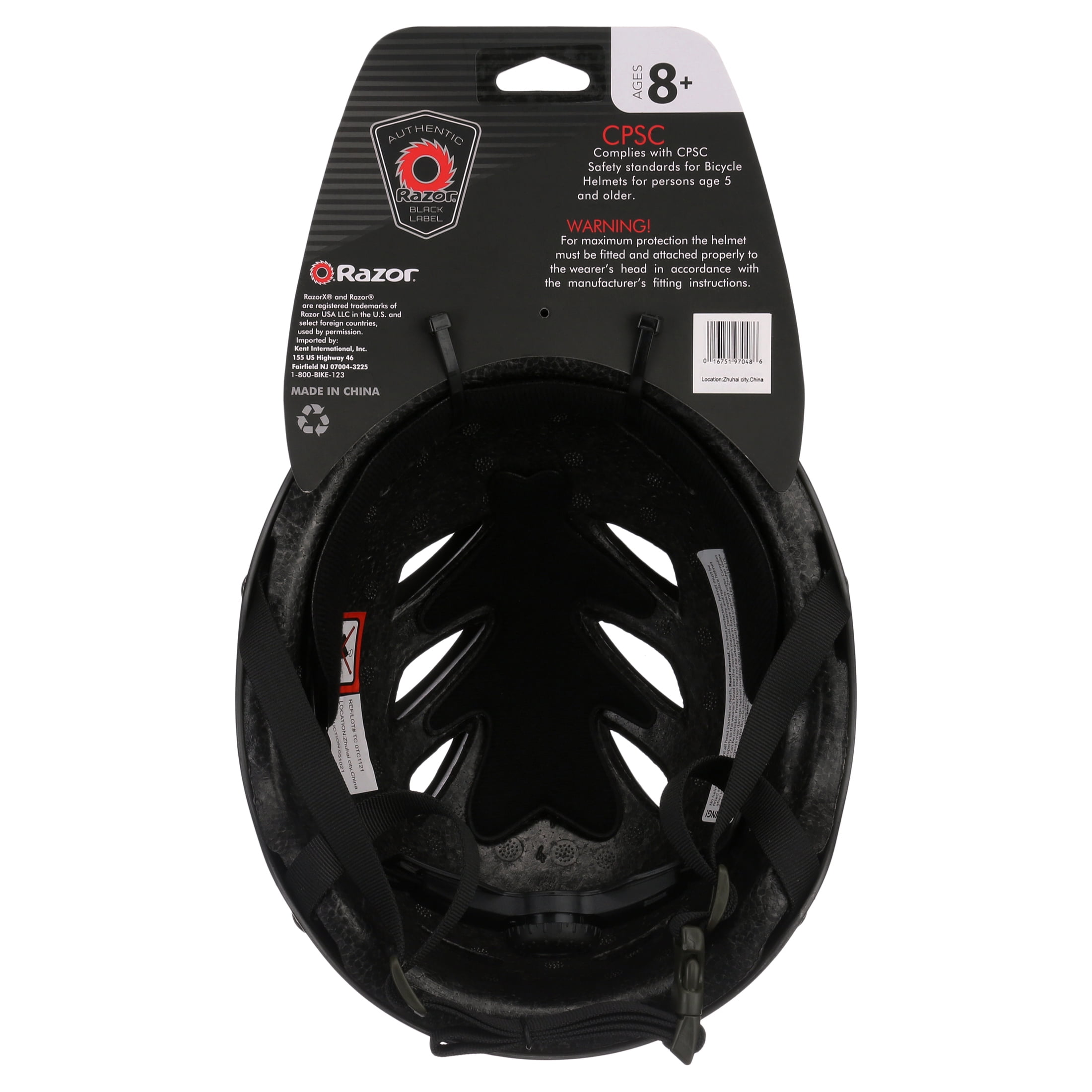 Razor Brandclub Razor Multi Sport Youth Unisex Helmet Satin Gray Ages 8 and Up
