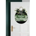 thumbnail image 4 of Home Decor Signs Find Me In The Garden Rustic Wooden Wall Art Signs Farmhouse Entryway Signs for Bedroom Living Room Decor, 11 x 11 Inch, 4 of 4