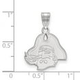 thumbnail image 2 of 14k White Gold LogoArt East Carolina University Pirate Medium Pendant Q4W041ECU, 2 of 4