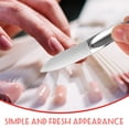thumbnail image 2 of FESTFENDS 2Pcs Professional Stainless Steel Nail Files Double Sided Plume Shape for Nail Buffering, 2 of 8