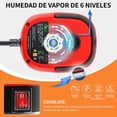 thumbnail image 3 of NOVAKA - Limpiador De Vapor A Presi&oacute;n De Alta Temperatura De 2500w, eliminar eficazmente la suciedad y las manchas de aceite persistentes, Coche, Limpieza Cocina, Ba&ntilde;o, Rojo, 3 of 7