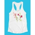 thumbnail image 3 of Snapdragons Racerback Tank Women -Image by Shutterstock, Female Large, 3 of 4