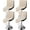 Apricot, variant on XUELC Waterproof Bar Stool Covers with Back – Non-Slip Quilted Stretchable Seat Slipcover, Reversible Jacquard Design for Counter Height & Mid-Low Back Barstools