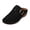 Black, variant on Womens Clogs Slip on Mules: Closed Toe Sandals Women - Summer Wedge Comfortable Shoes Comfortable Arch Support Closed Toe Sandals Shoes Backless Low Wedge Slip on Shoes
