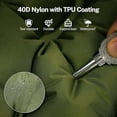 thumbnail image 3 of Camping sleeping mat, ultra light camping mattress with pillow, built-in foot pump, inflatable sleeping mat, suitable for camping, hiking, tent, daily activities, 3 of 7