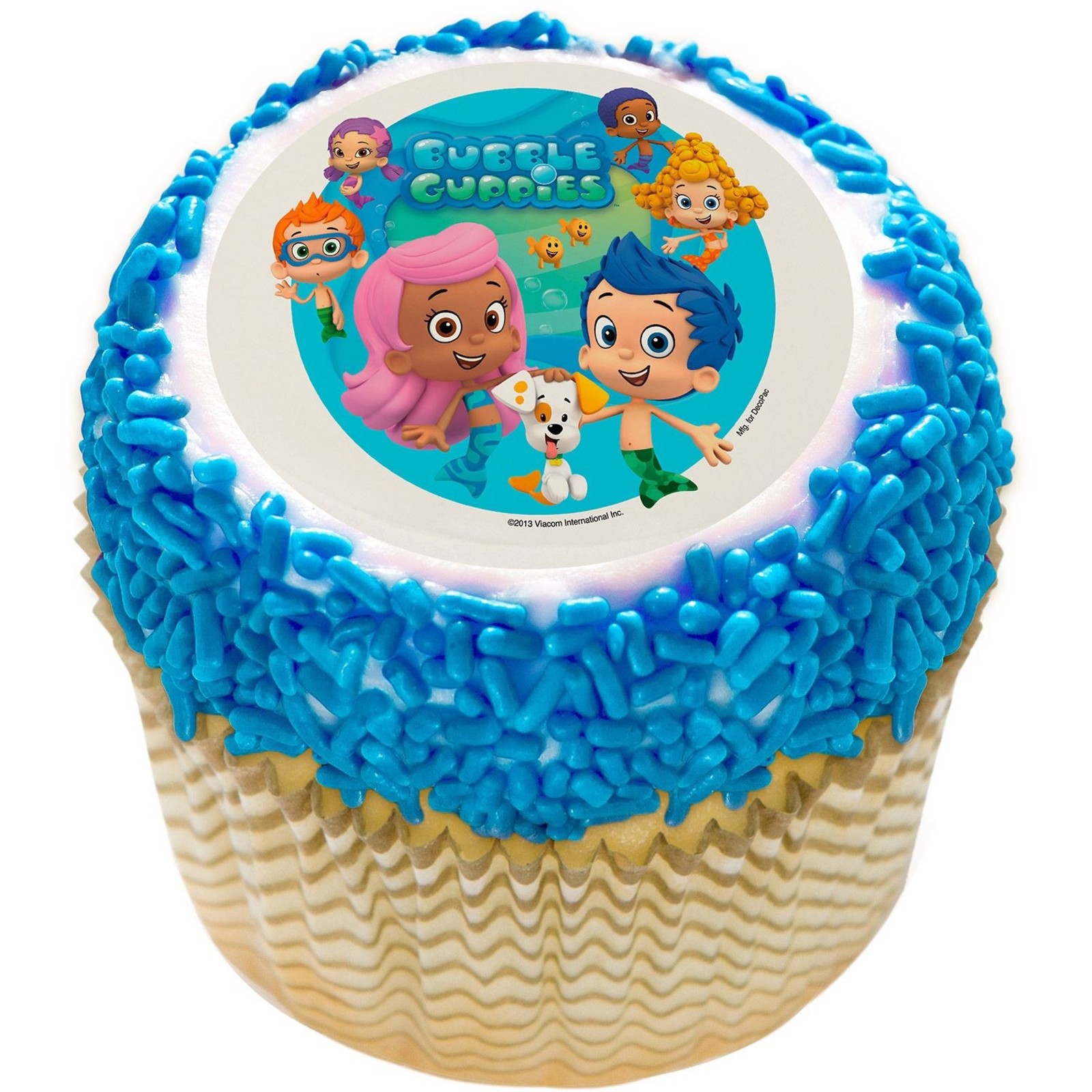 Bubble Guppies Edible Cupcake Toppers 12 Images Cake vrogue.co