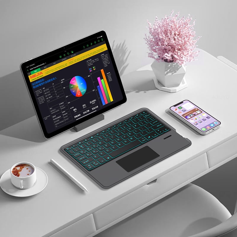 Wireless Bluetooth Keyboard For Lenovo Tab P11 Pro 11.5 P11 Plus XiaoXin Pad Pro 12.6 YOGA Pad Pro Tab5 Duet TB-132FU Tablet