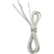 thumbnail image 1 of Cordones Encerados Redondos Blancos para Zapatos de Ciudad, Cordones Oxford Finos de Negocios de ø2,5 mm para Brogue y Derby, Cordones de Bota Desierto/Ankel para Mujeres o Hombres 0,6 m Sincero Electrónica, 1 of 5