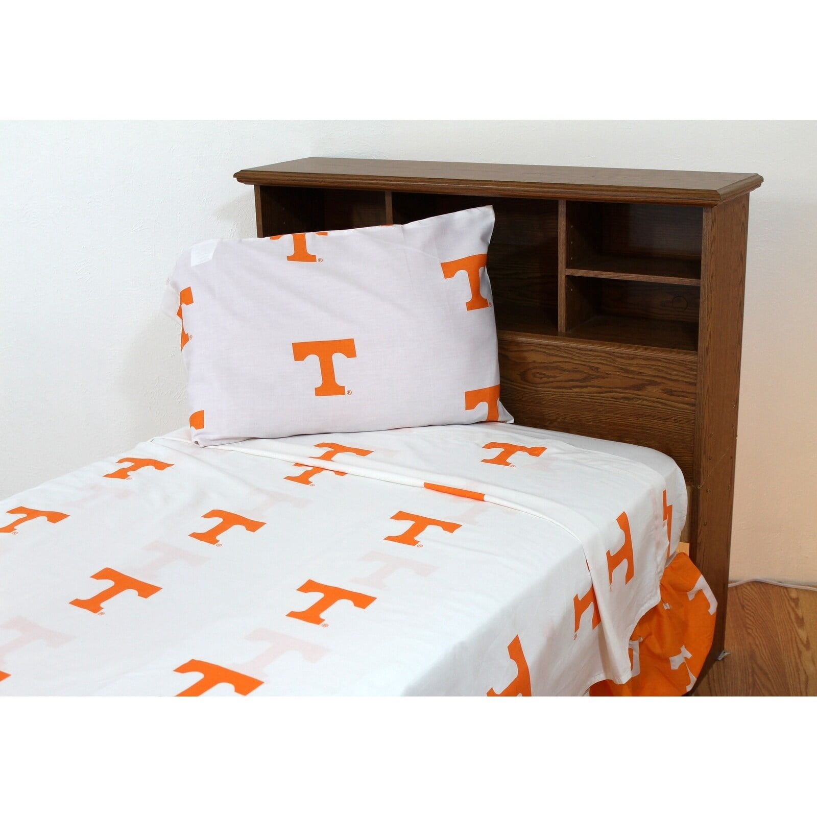 Tennessee Vols Sheet Set Orange Cotton Twin XL 299 and Below