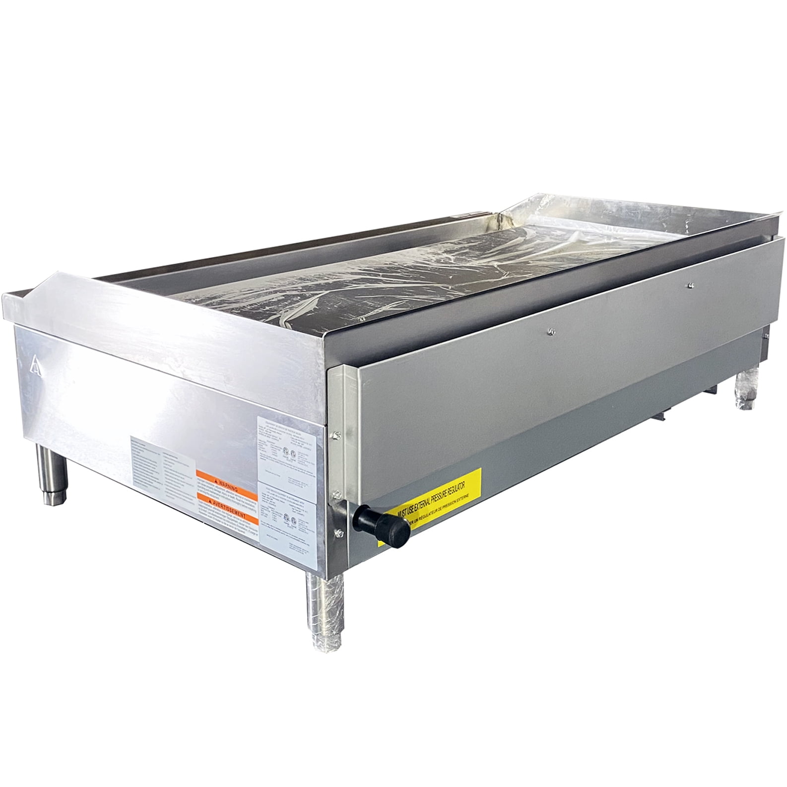 48" NSF Thermostat Gas Griddle  | 120,000 BTU Heavy-Duty Commercial Flat Top Grill