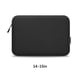 thumbnail image 5 of Jumpingount Bolsa para tableta de 14/15/17 pulgadas, organizador electrónico a prueba de golpes, funda para portátil, Cable impermeable, funda Bolsas de mensajero y de hombro Negro 14-15 pulgadas, 5 of 6