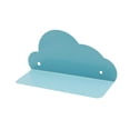 thumbnail image 3 of Estantería colgante de pared con forma de nube, organizador de metal con forma de nube para habitación infantil. Azul, 3 of 7