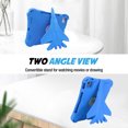 thumbnail image 2 of GSFY Case for iPad Air 11 Inch 6th Gen (M2) 2024, Light EVA 360 Degree Airplane Kickstand Shockproof Pencil Holder Case for iPad Air 11 6th/ iPad Air 10.9 4th&5th/ iPad Pro 11 2018-2022, Blue, 2 of 8