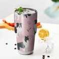 thumbnail image 3 of 30oz Border Collie Dogs with Flowers Tumblers Stainless Steel Tumbler with Lid and Straw,Vacuum Insulated Double Wall Travel Tumbler Cups Mug with Cleaning Brush for Coffee,Tea, 3 of 7