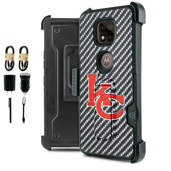 Value Pack ! for Motorola Moto G Power 2021 Card Slot Magnetic Phone Case 360° Cover Clip Kickstand Holster Hybrid Shock Bumper with Tempered Glass