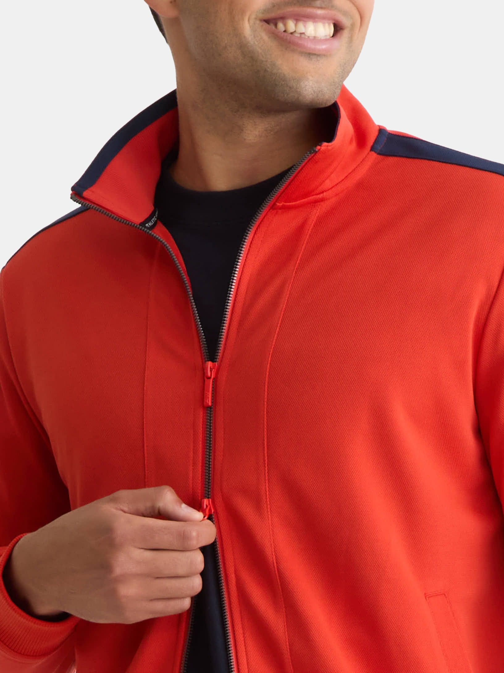 Athletic Works Men's and Big Men's Tricot Track Jacket, Sizes S-3XLT