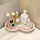 thumbnail image 5 of Absorbente de Diatomite para baño con soporte para cepillo de dientes y bandeja para vasos, escurridor de esquina para el lavabo y el tocador, 5 of 6