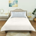 thumbnail image 6 of GZHJMY Sky Blue Plaid Satin Pillowcase for Hair and Skin, Soft and Cozy Cooling Smooth Pillow Cover with Envelop Closure, Standard Size 20x26in Home Decor, 6 of 7