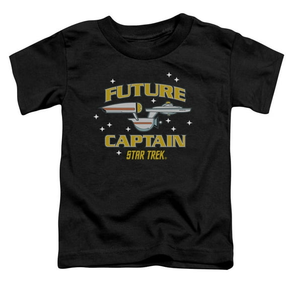 Star Trek Little Boys' Future Captain Childrens T-shirt 3T Black