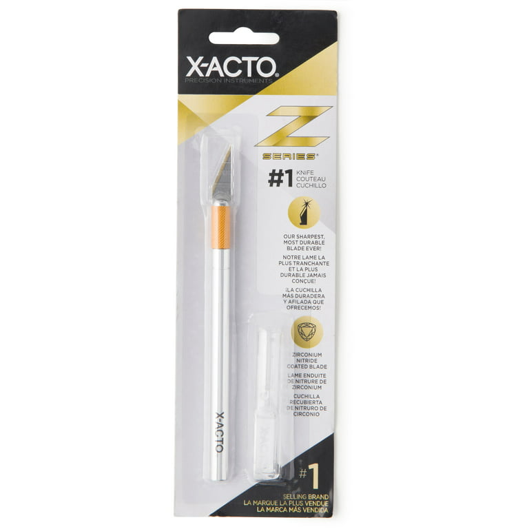 6 Pack: X-acto Z-Series #1 Precision Knife, Size: 8.75 x 0.25 x 2.75, Silver