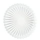 thumbnail image 1 of Uadme Bandeja Redonda Blanca De Resina, Plato De Resina Decorativo De Gran Capacidad con Forma De Pétalo Plisado, Regalo De Decoración del Hogar, 1 of 14