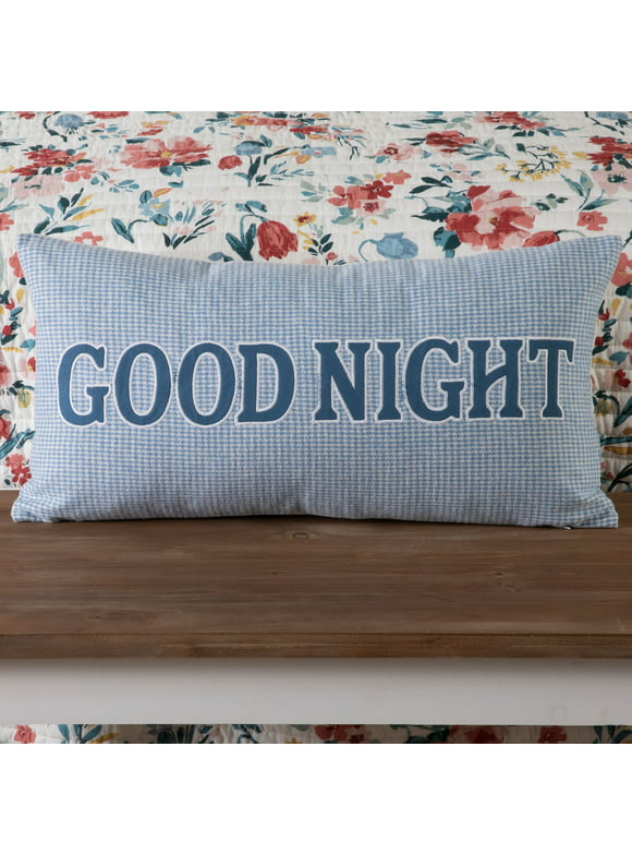 Good Night Gracie Farmhouse Gingham Lumbar Pillow