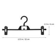 thumbnail image 4 of AMERTEER 10pcs Plastic Adjustable Pants Clip Pants Shorts Drying Rack Home Clothes Hanger, 4 of 6