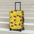 thumbnail image 6 of Hirioo Duck with Star Sunglasses for Elasticity Suitcase Cover (No luggage Included) Durable Luggage Protector Fits 18-32 Inch Luggage-Large, 6 of 7