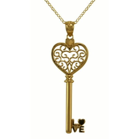 Gos Filigre Key Pendant
