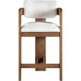 thumbnail image 6 of Pemberly Row Modern / Contemporary Cream Linen Textured Fabric Stool, 6 of 10