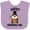 Lavender, variant on Inktastic Happy Groundhog Day February Boys or Girls Baby Bib