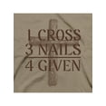 thumbnail image 2 of Kerusso Unisex Short Sleeve Casual T-Shirt, The Cross, Khaki, XL, 2 of 9