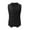Black, variant on IROINNID Men's V-Neck Peak Lapel Sleeveless Solid Color Comfy Single-breasted Vest Gilet Fit Breathable Business Streetwear Jacket