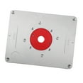 DIY Router Table Insert Plate 300mm X 235mm X 9.5mm with Insert Ring