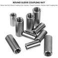 thumbnail image 1 of FUTUREORYY 10 Pcs Couplage Rond pour Attache Industrielle Acier Inoxydable Usage Intérieur, 1 of 5