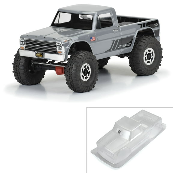 Pro-Line Racing 1/10 1967 Ford F-100 Clear Body 12.3 WB Crwlrs PRO361300 Car/Truck  Bodies wings & Decals