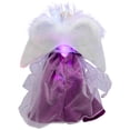 thumbnail image 6 of Northlight Lighted Fiber Optic Color Changing Angel Christmas Tree Topper - 12" - Purple, 6 of 6
