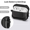 thumbnail image 3 of Case Cover Fits for AirPods Pro 2, DISEN Protective Armor Case TPU Shockproof Cover Compatible with Pro 2nd Generation, 3 of 5