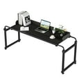 thumbnail image 6 of Fogcroll 140x50cm Overbed Table Height Adjustable Couch Table with Wheels,Rolling Over-the-Bed Laptop Desk with Raised Baffle,Home Office Bedroom Hospital Workstation Table, 6 of 13