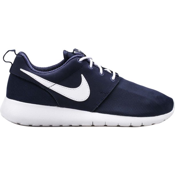 Nike Nike Big Kids Rosherun Dark Blue/White Running Shoe (6 Big Kids