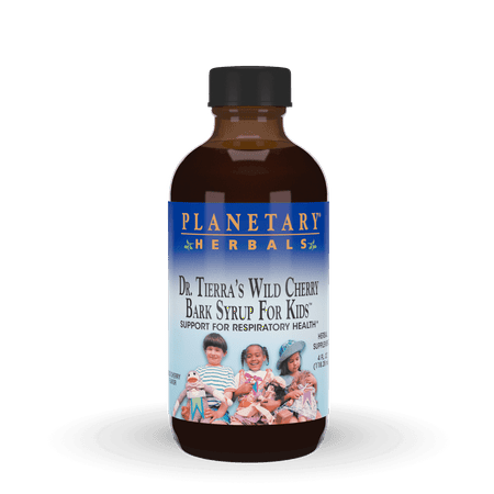 Planetary Herbals Dr. Tierra's Wild Cherry Bark Syrup for Kids™ Cherry 4 fluid oz.